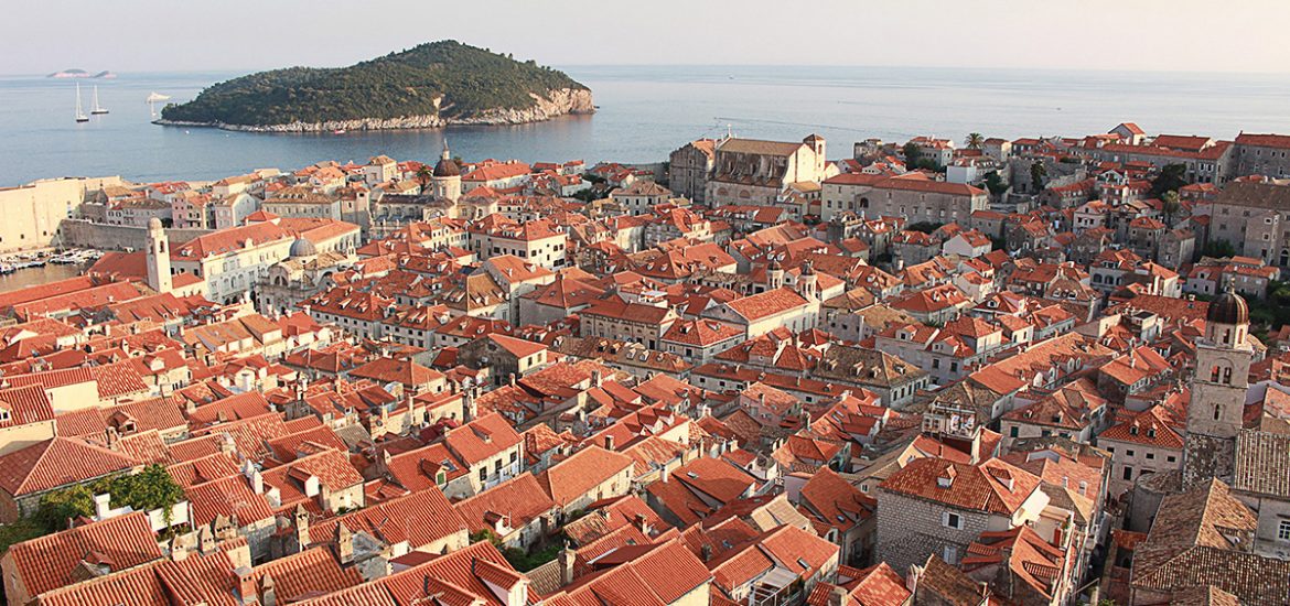 Vista dall'alto della città di Dubrovnik