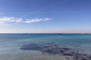 La limpidezza del mare del Salento