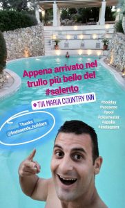 Storia postata su INstagram dal Tia Maria CountryInn 