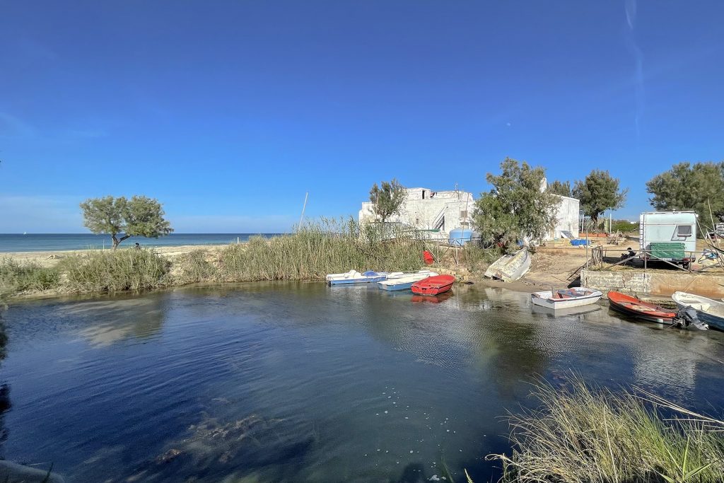 Foce del fiume Morelli in Valle d'Itra