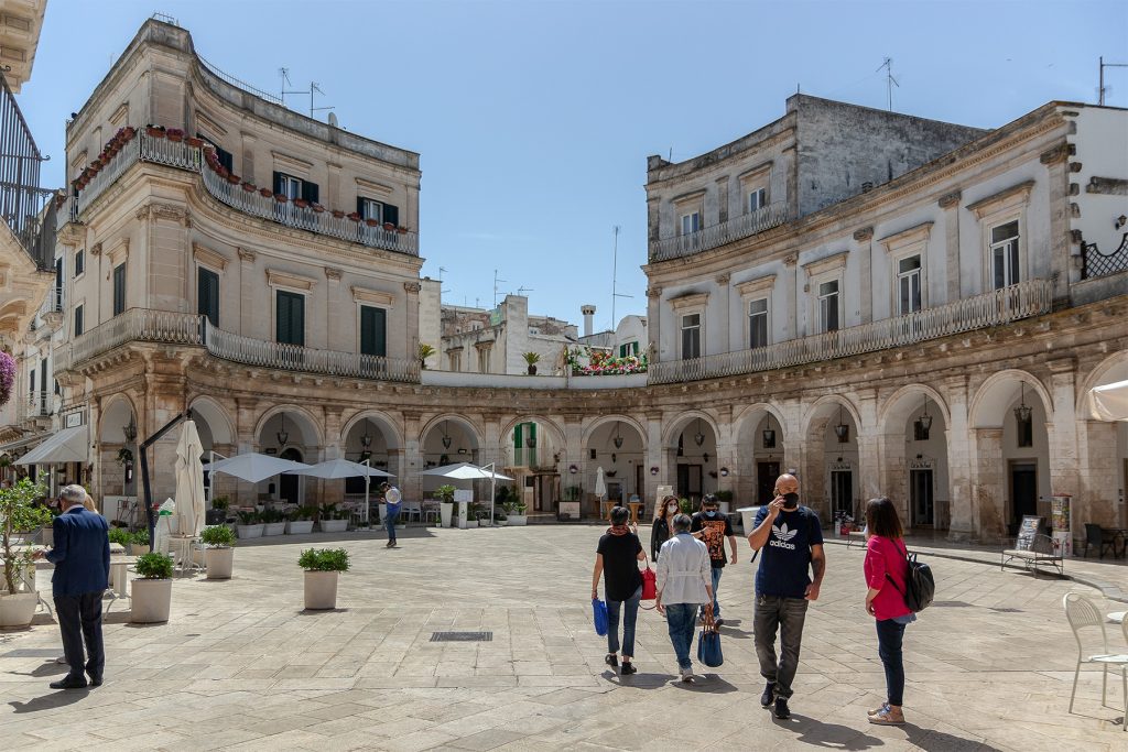 Piazza Maria Immacolata a martina Franca