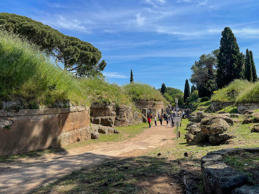 Ingresso necropoli di Cerveteri, chiamata anche della Banditaccia