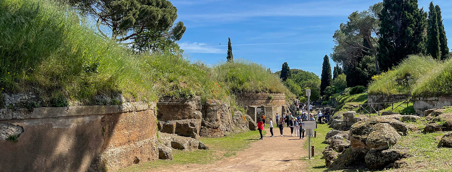 Ingresso necropoli di Cerveteri, chimata anche della Banditaccia