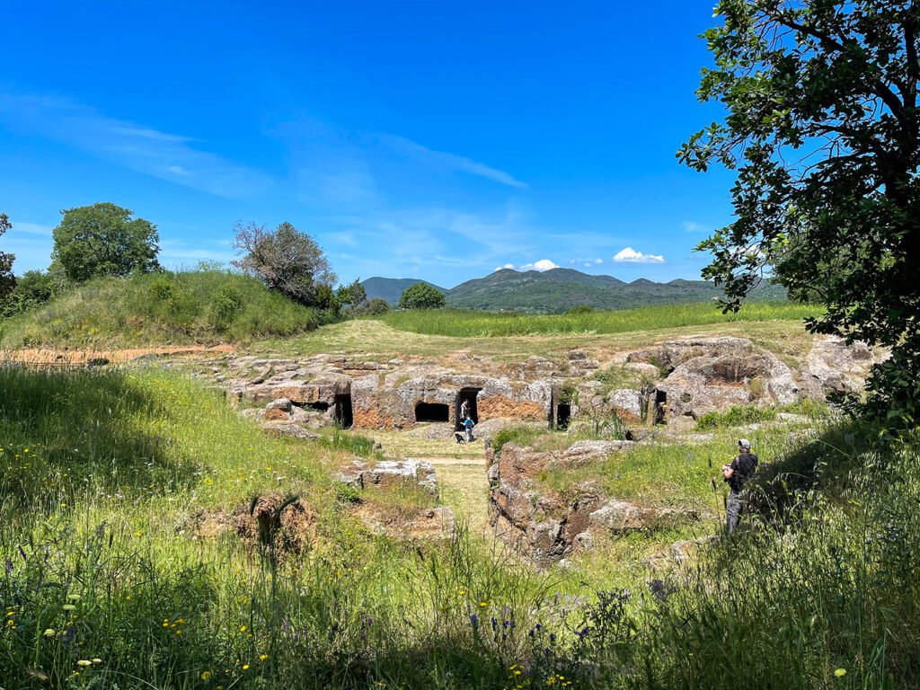 Percorso gratuito necropoli di cerveteri